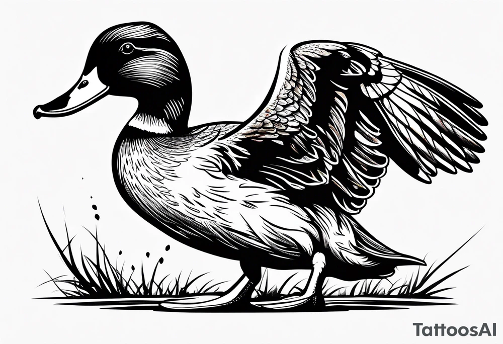 duck hunting tattoo idea