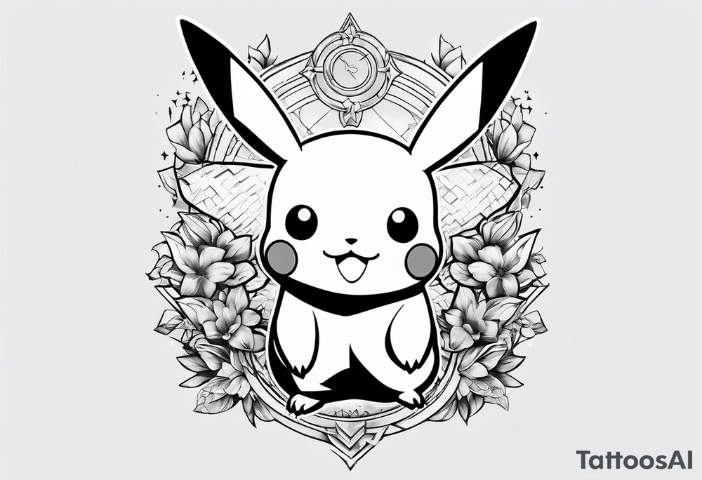 pikachu tattoo idea