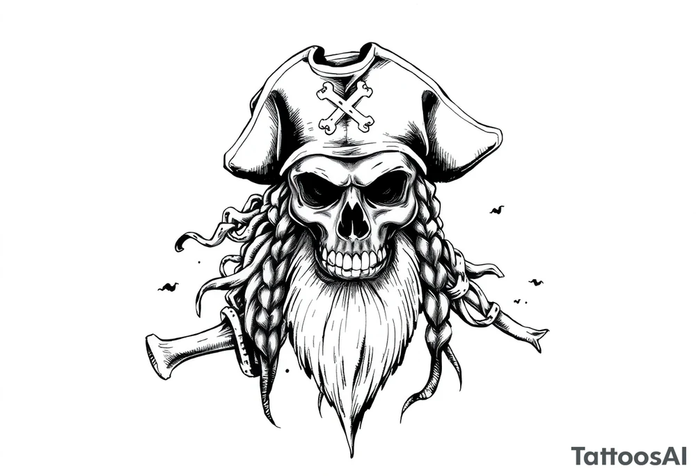 pirate theme tattoo idea