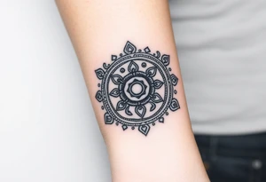 Māori neurodiversity shield tattoo idea