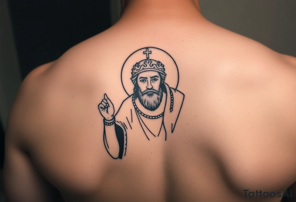 saint christopher tattoo idea