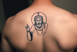 saint christopher tattoo idea