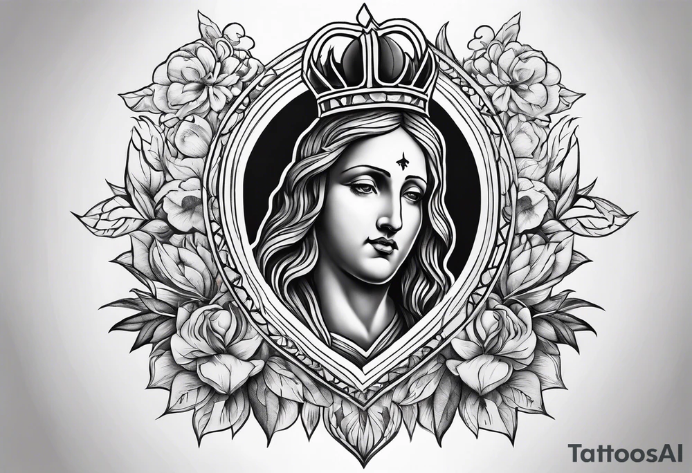 SACRED HEART tattoo idea