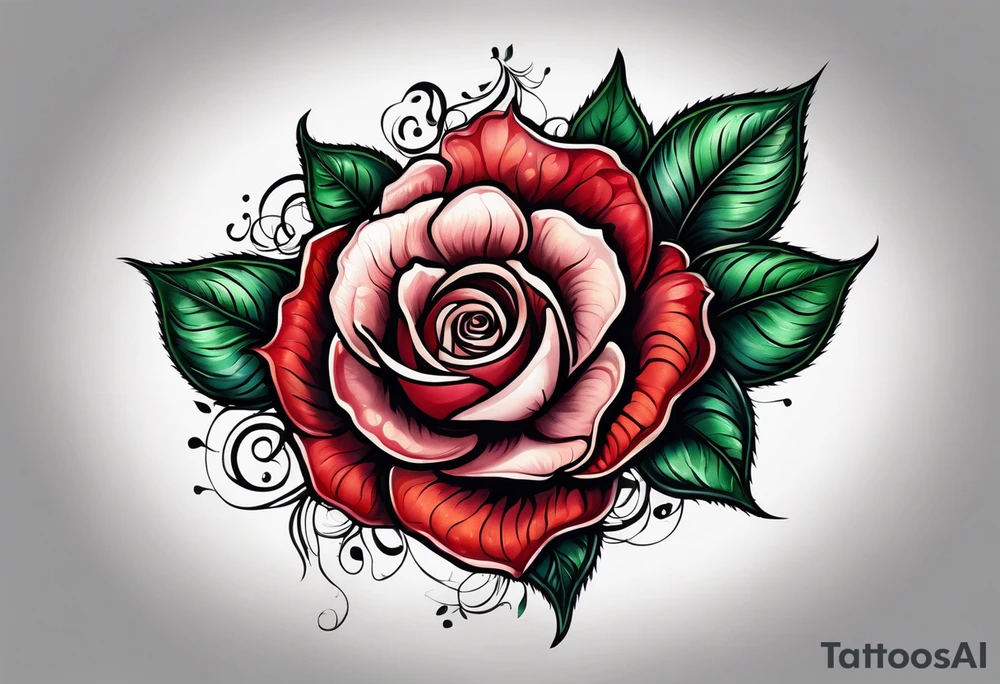 Rose tattoo idea