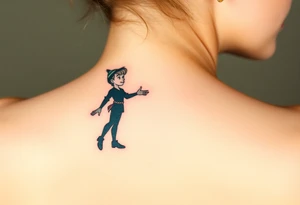 Peter Pan and his shadow tattoo idea