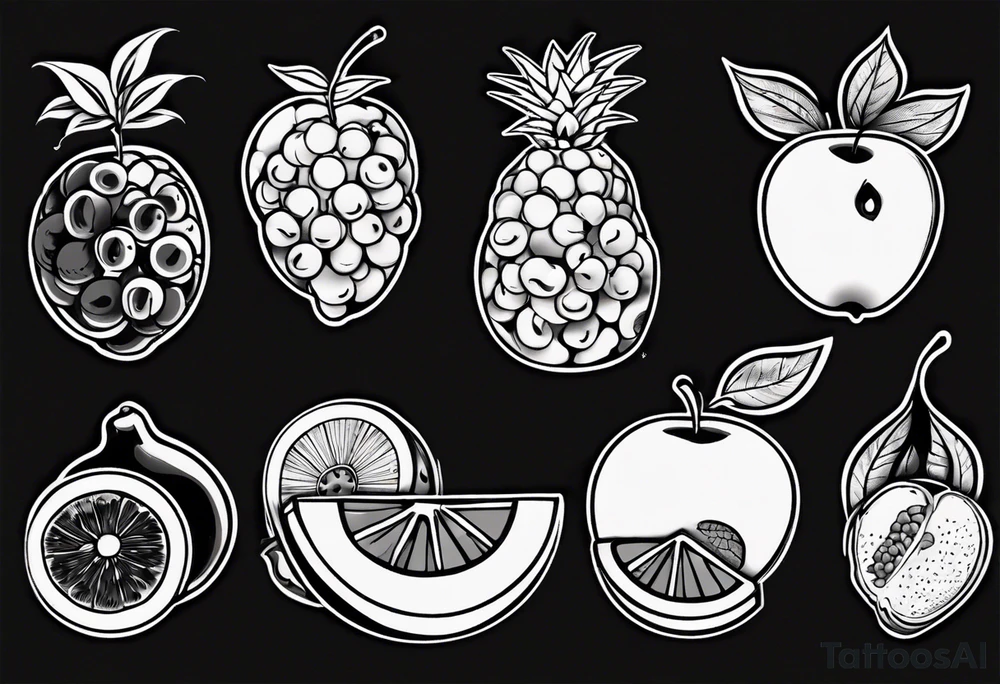 Fruits tattoo idea