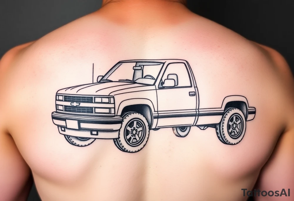 1993 Chevy Silverado 1500 tattoo idea