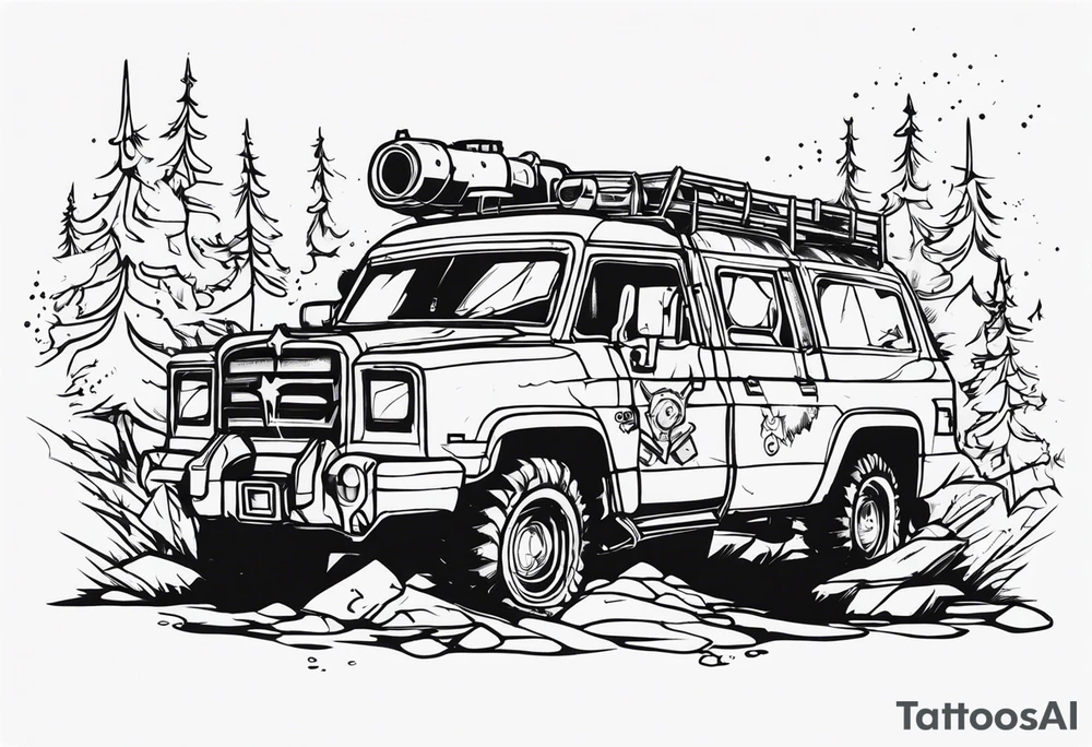 Something from Wasteland 3 game. tattoo idea
