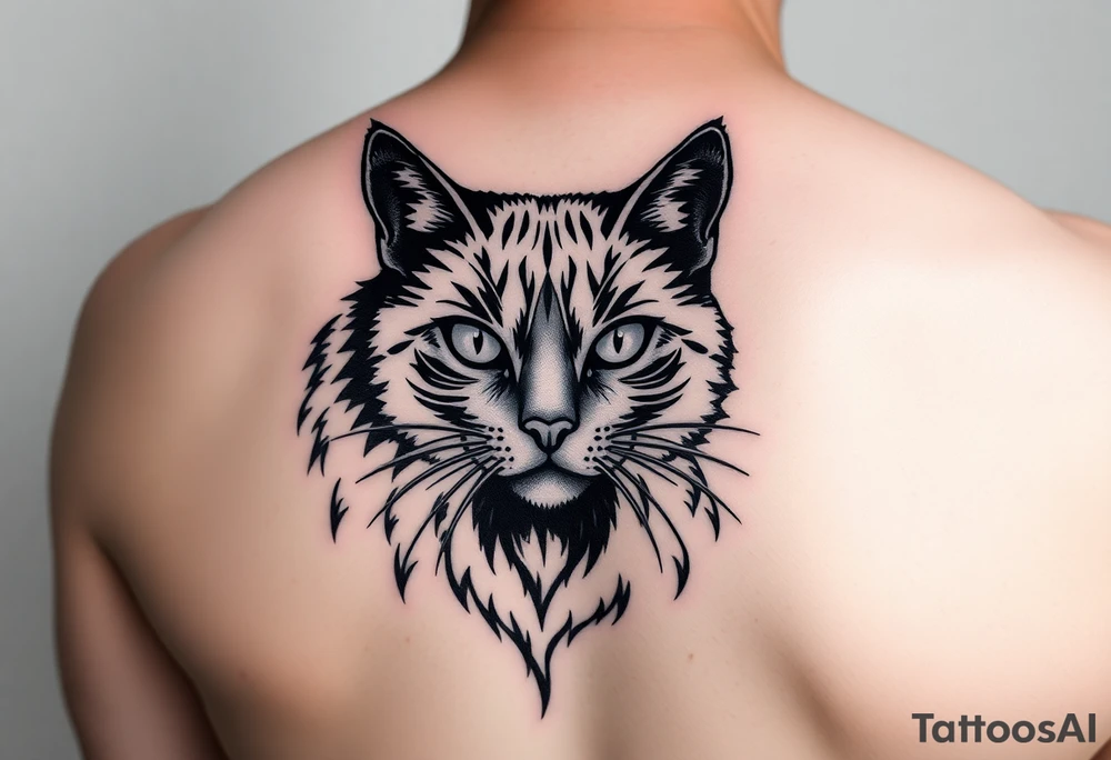 Black Cat tattoo idea