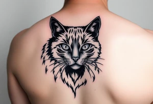 Black Cat tattoo idea