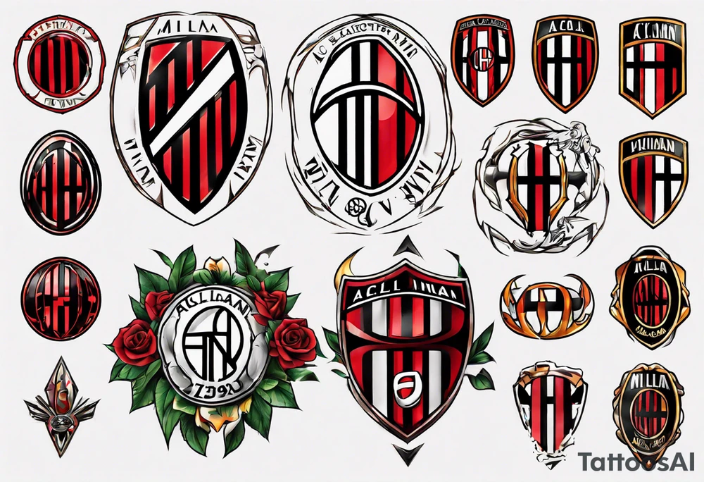 Ac milan tattoo idea