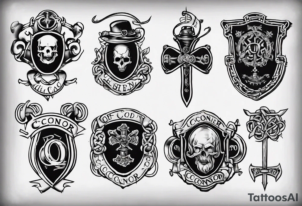 oconnor irish crest tattoo idea