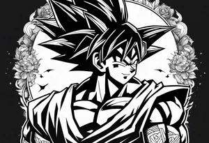 Son Goku tattoo idea