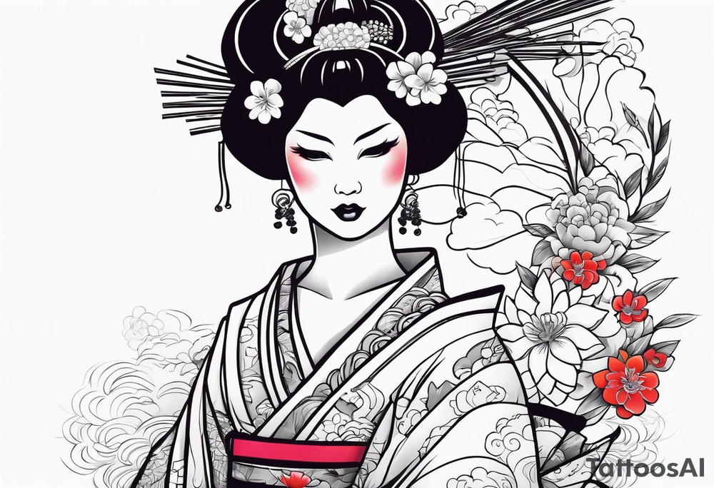 Geisha tattoo idea