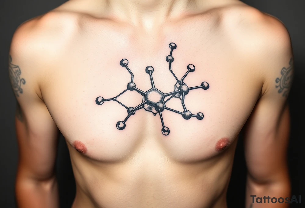 molecular structure tattoo idea