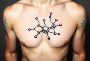 molecular structure tattoo idea