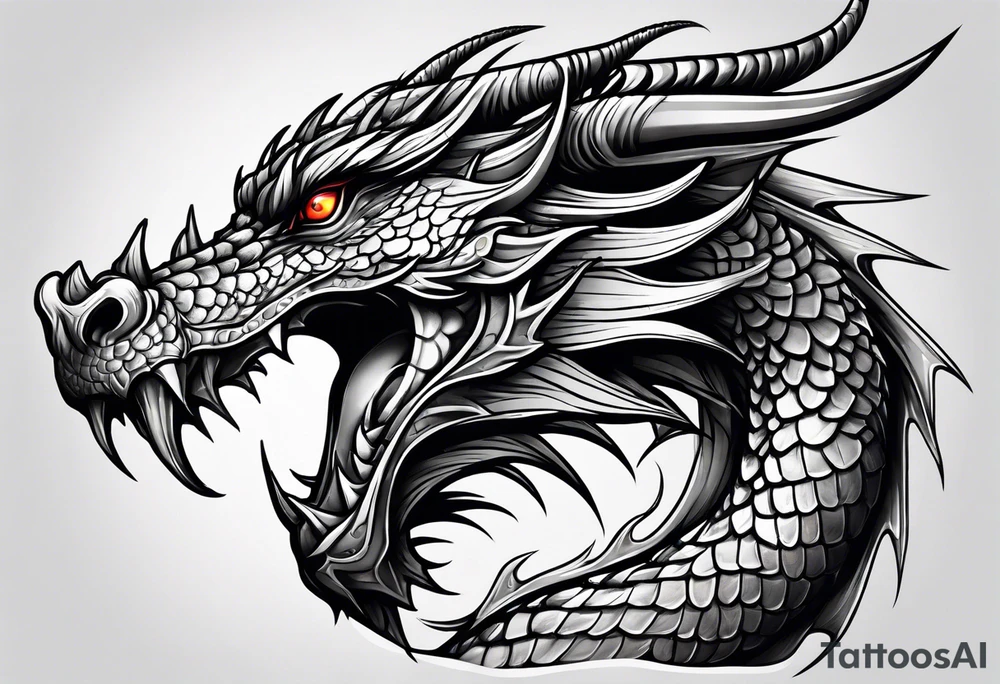 dragon tattoo idea