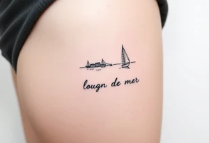 Boulogne-sur-mer, with name underneath tattoo idea