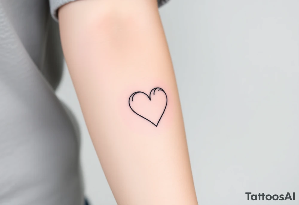 Heart tattoo idea