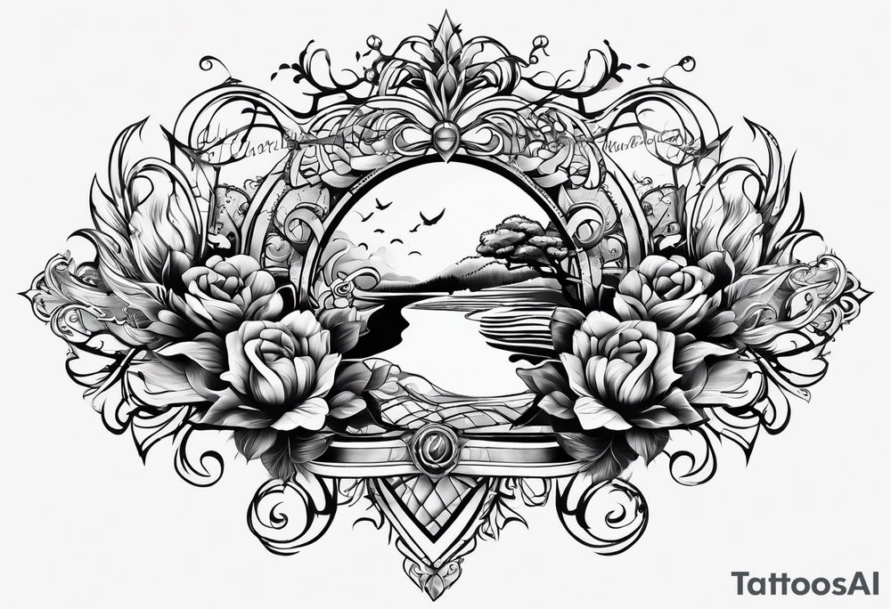 underchest tattoo idea