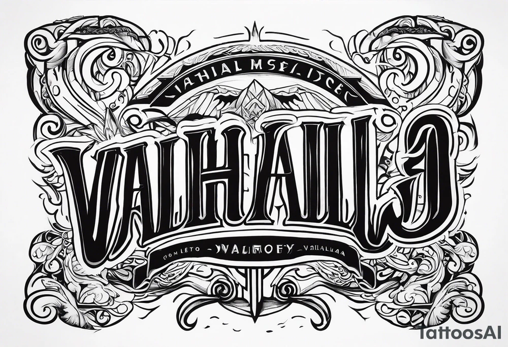 Valhalla tattoo idea