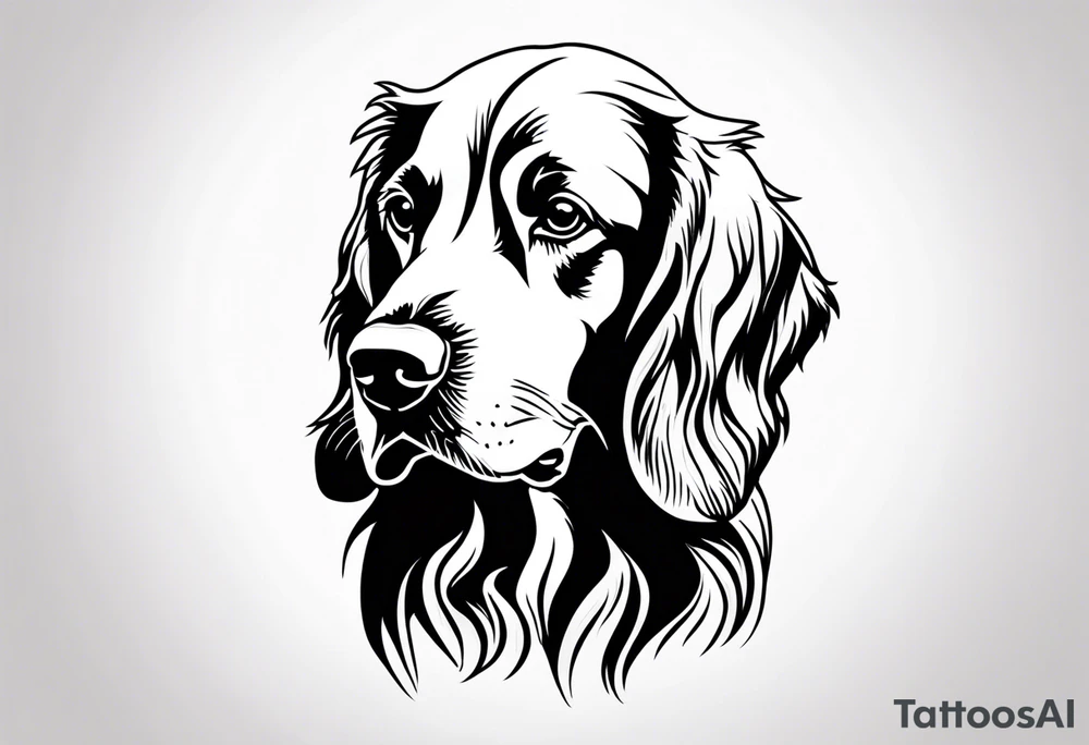 irish setter tattoo idea