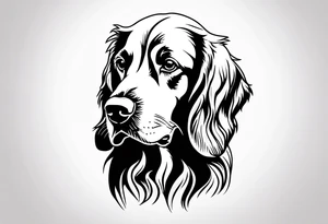 irish setter tattoo idea