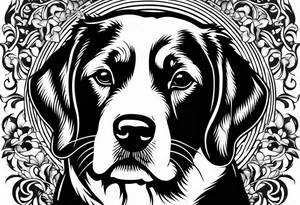 Dog passed away tattoo idea