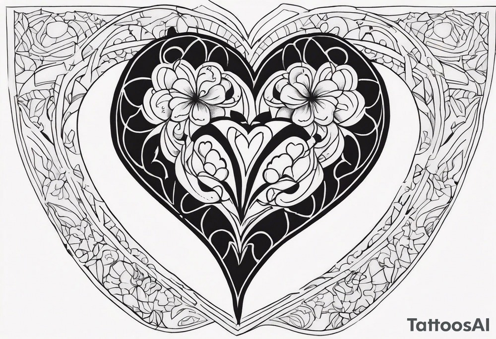 Heart tattoo idea