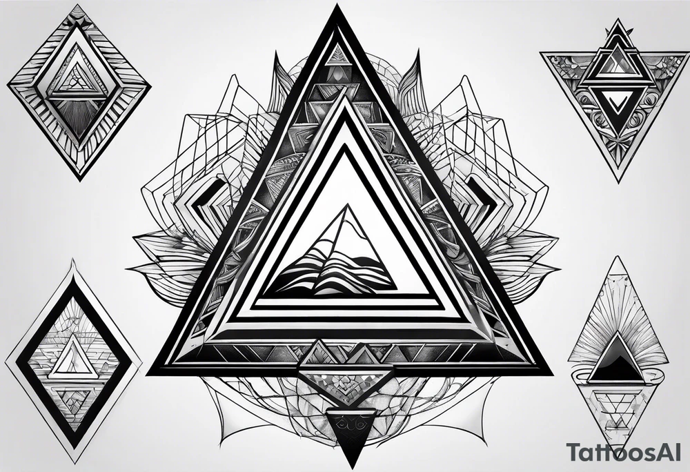 triangle tattoo idea