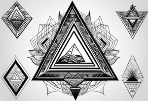 triangle tattoo idea
