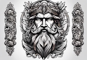 mitologia grecka zeus i pioruny tattoo idea