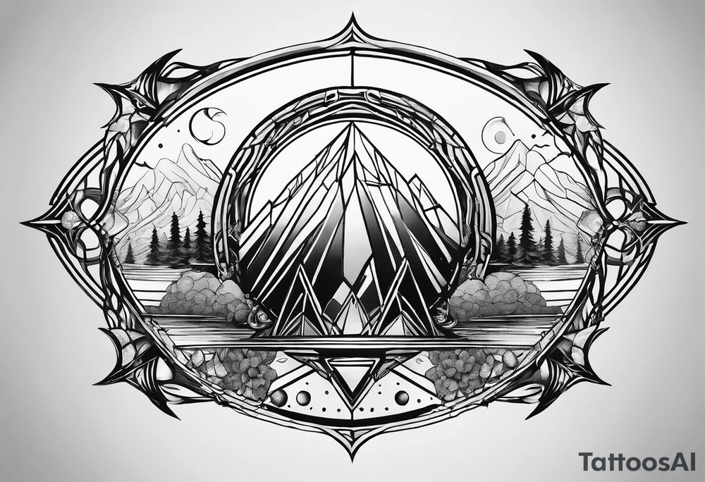 Tesseract tattoo idea