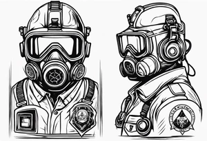 chernobyl liquidator suit tattoo idea