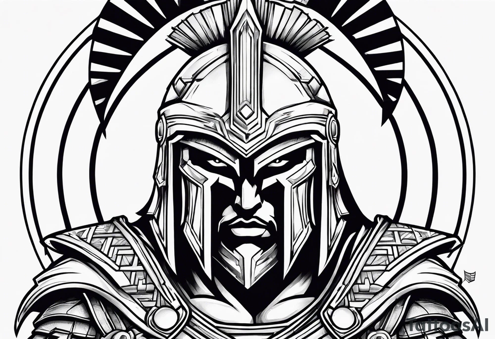 spartan tattoo idea