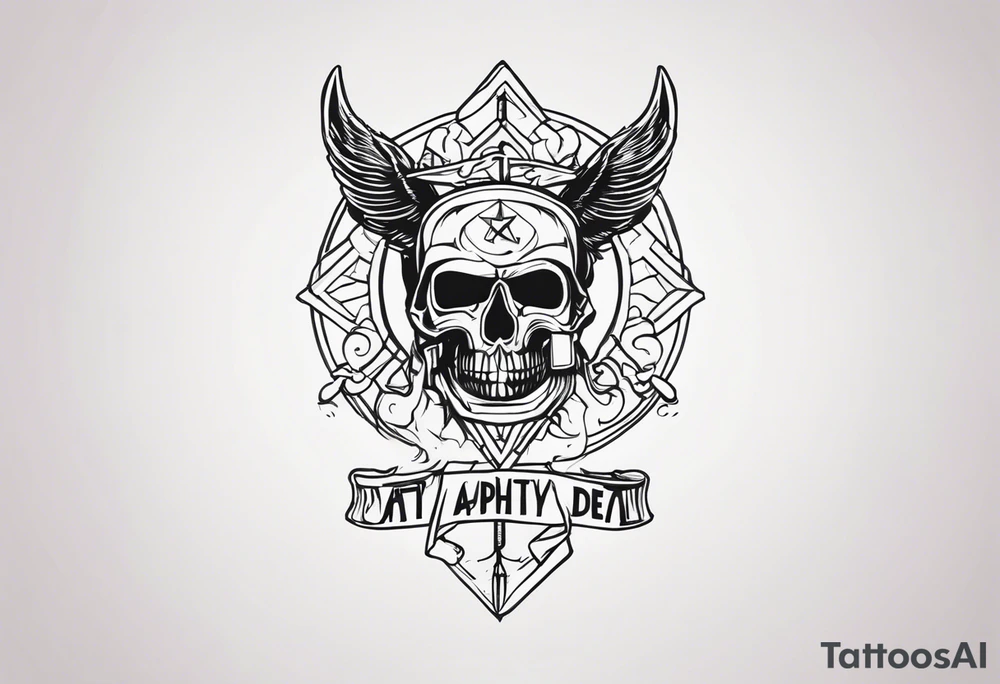 “apathy is death” tattoo idea