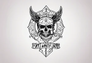 “apathy is death” tattoo idea