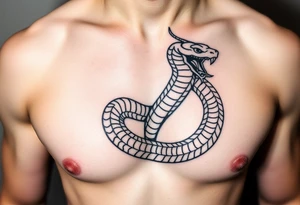 serpent inspired by Lord Shiva’s Naga tattoo idea