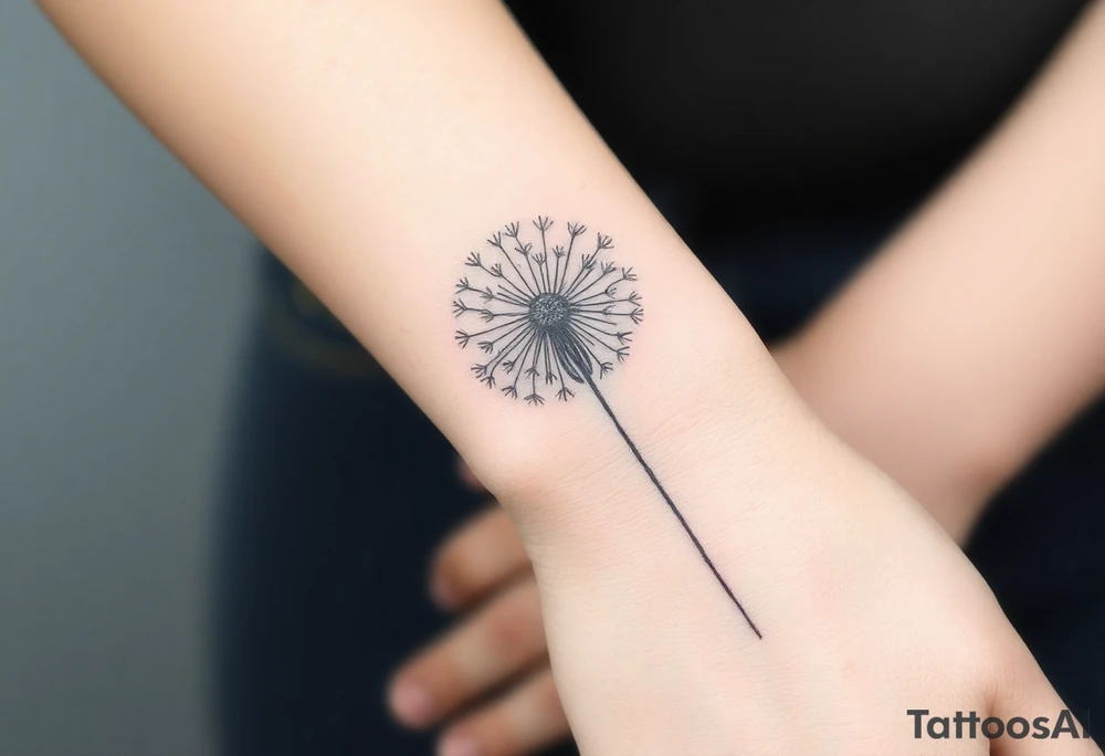 Dandelion tattoo idea