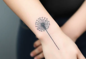 Dandelion tattoo idea