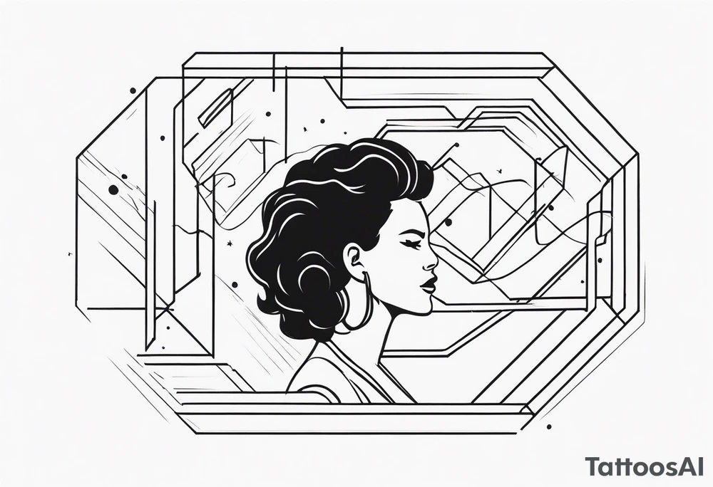 fighting with your brain because your emotions feel like a rollercoaster tattoo idea