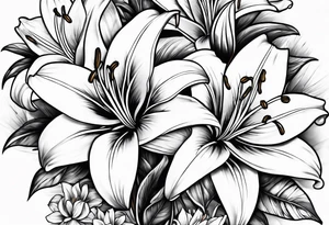 Lillies tattoo idea