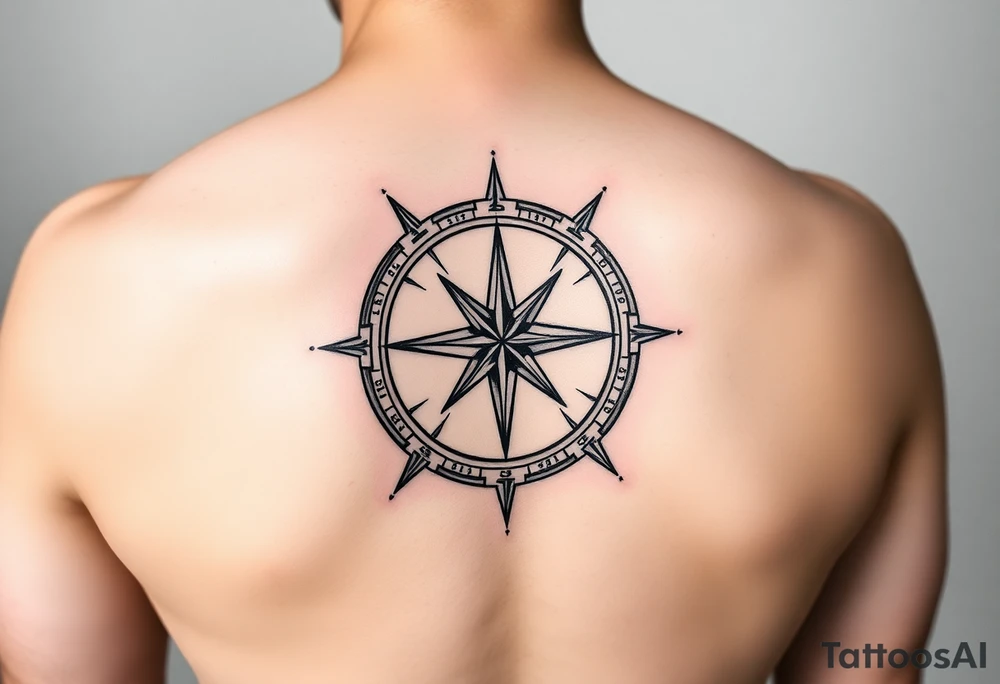 Compass tattoo idea