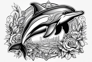 Miami dolphins tattoo idea