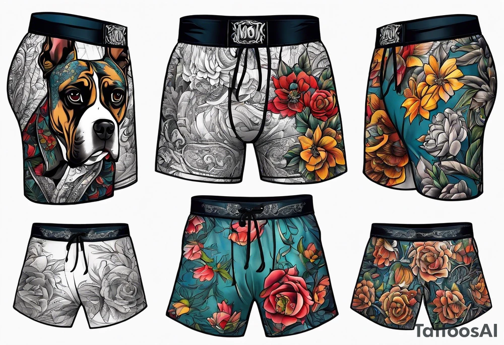 Boxer shorts tattoo idea