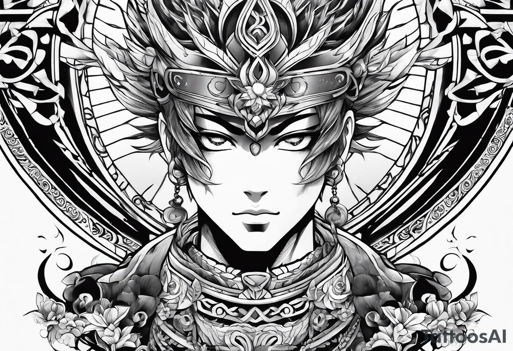 yujiro hanma anime tattoo idea