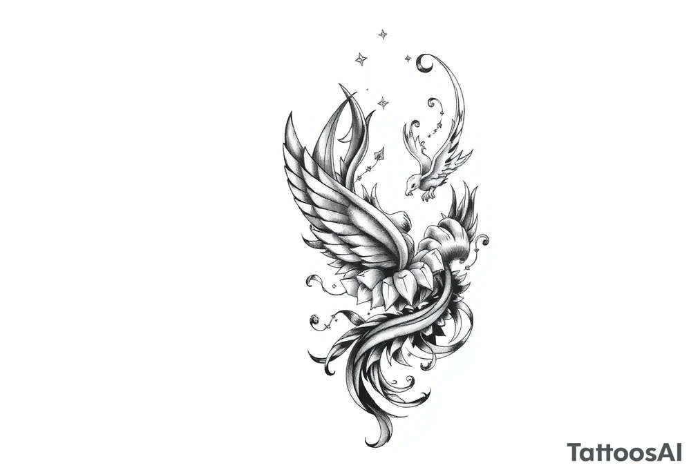 Thigh tattoo that wraps around tattoo idea