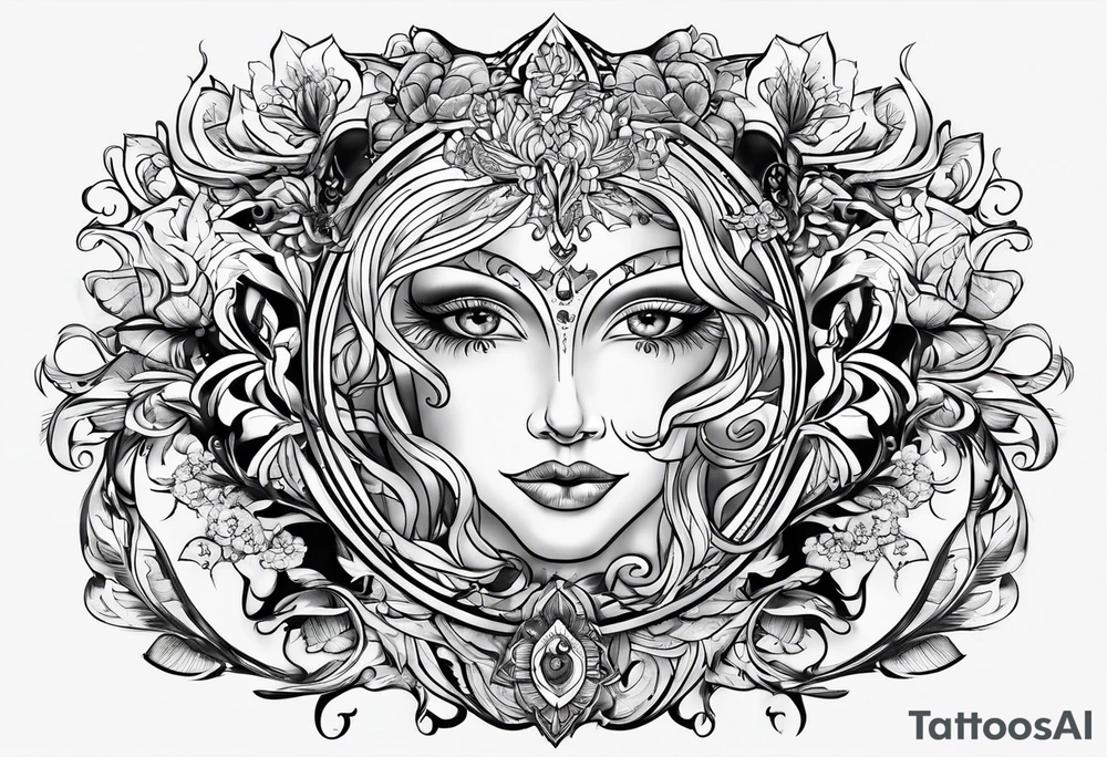 Terri and rick parents name tattoo idea