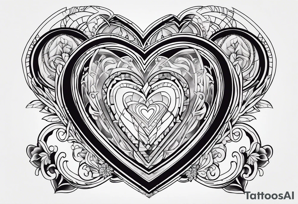G heart tattoo idea