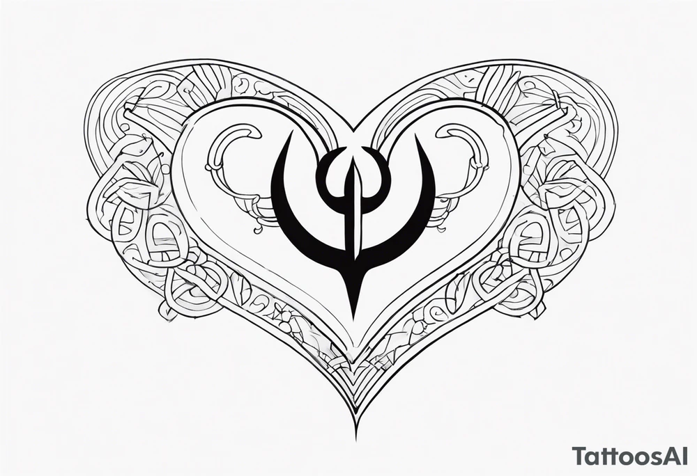 Love, source, abundance, Gemini symbol tattoo idea